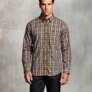 TIMBERLAND Button Down Plaid Shirt